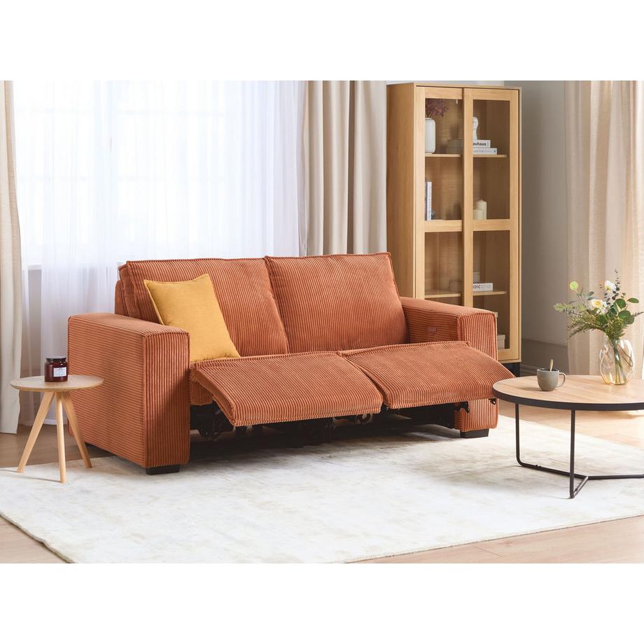 Beliani 2 Sitzer Sofa aus Cord Modern NUKARI  