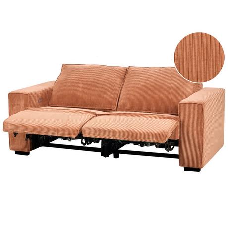 Beliani 3 Sitzer Sofa aus Cord Modern NUKARI  