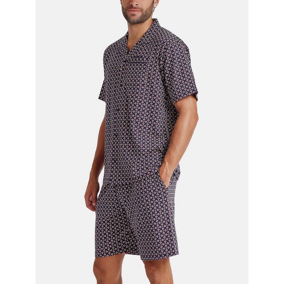 Admas Panot Pyjama Shorts Hemd  