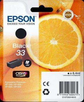 EPSON  Singlepack 33 Claria Premium Ink - nero 