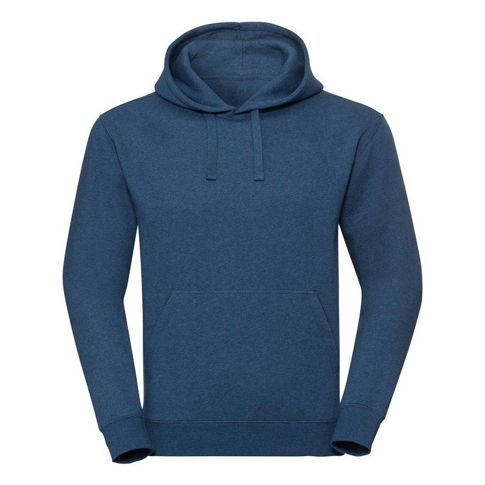 Image of Authentisches Melange Hoodie Herren Blau 3XL