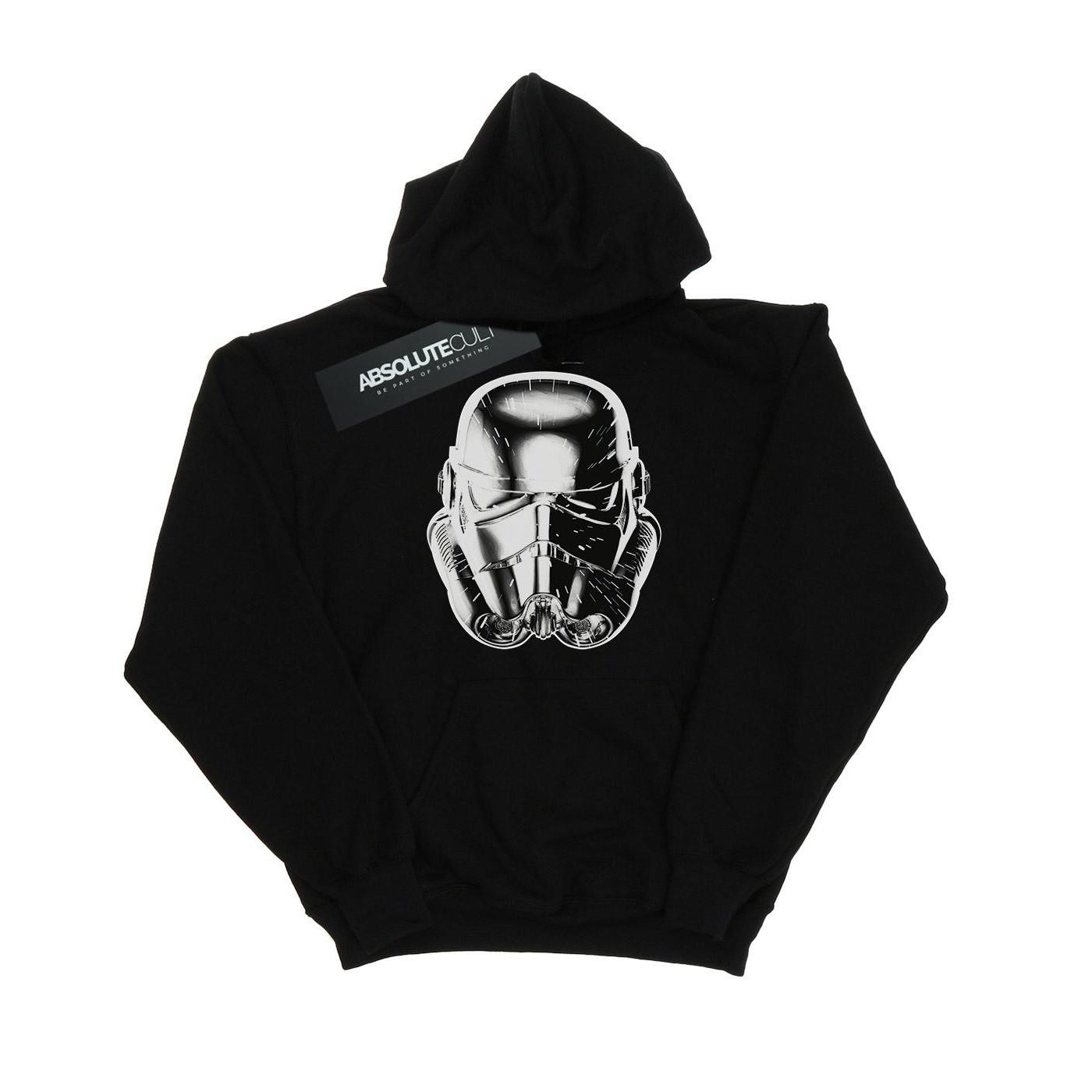 Image of Stormtrooper Warp Speed Helmet Kapuzenpullover Herren Schwarz 3XL