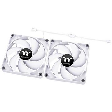 CT120 PC Cooling Fan White, lot de 2