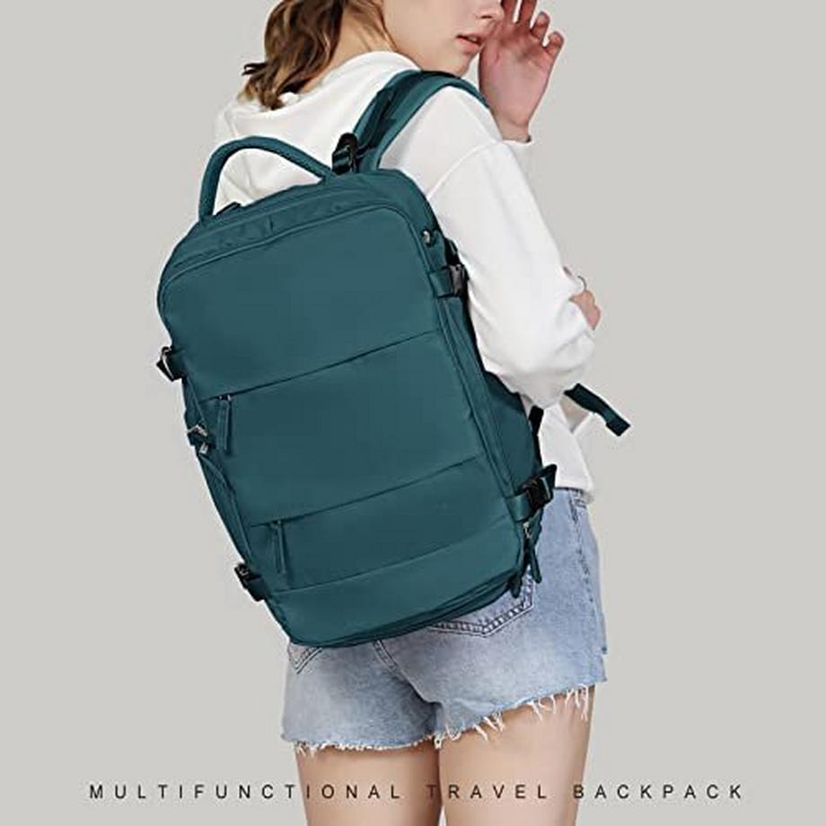 Only-bags.store  Sac à dos de randonnée étanche pour sports de plein air, sac d'école décontracté, adapté à un ordinateur portable de 14 pouces avec port de chargement, compartiment à chaussures 