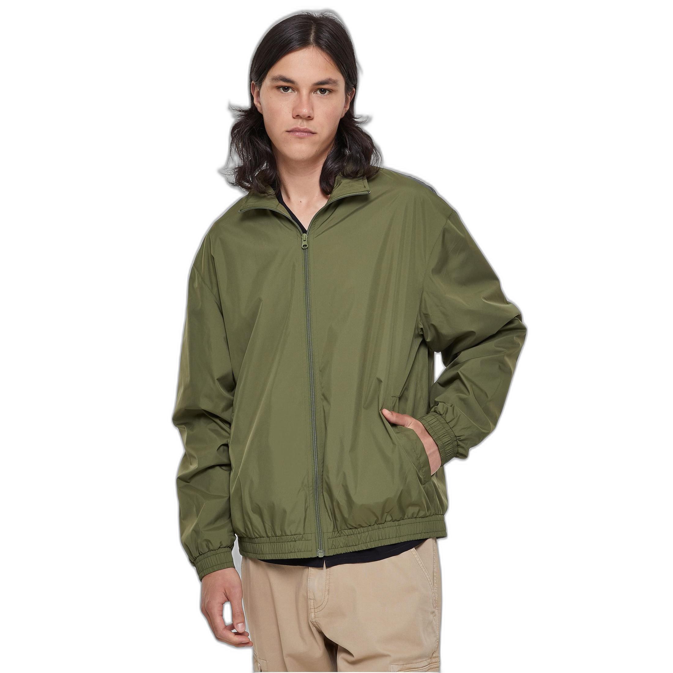 Image of Weite Trainingjacke Urban Claic Unisex Olivegrün S