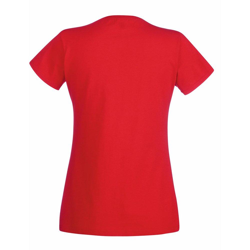 Fruit of the Loom  Lady Fit TShirt mit V-Ausschnitt 