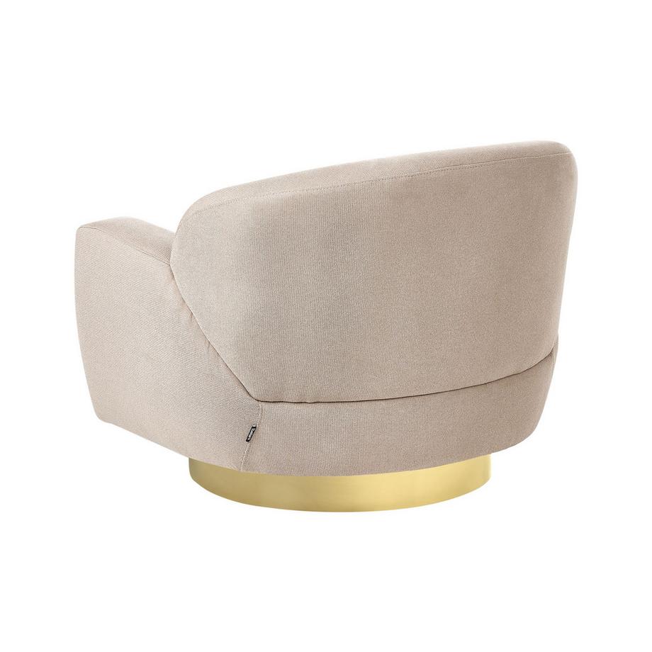 Beliani Sessel aus Stoff Glamourös LEJRE  