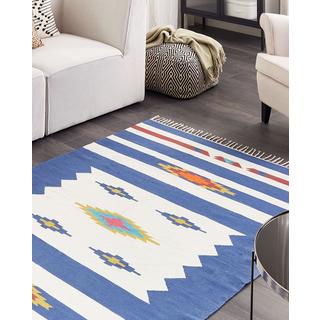 Beliani Tapis en Coton Traditionnel VARSER  