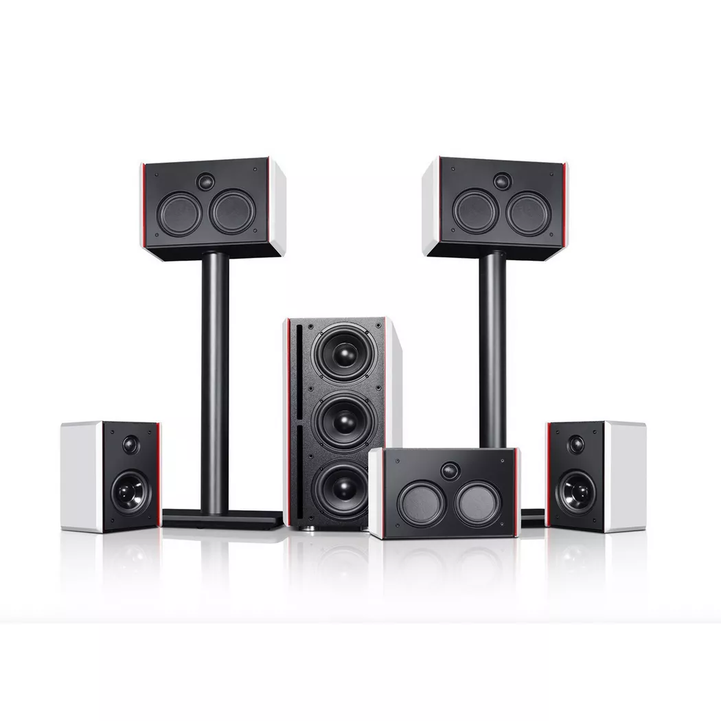 Teufel - System 4 THX, Schwarz/Weiss