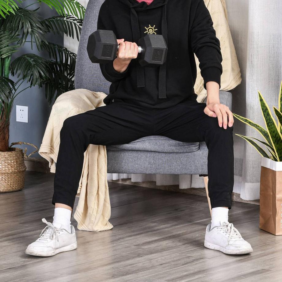 Northio  Manubrio Esagonale Manubri In Ghisa Manubri In Gomma Impugnatura Zigrinata Pesi Metallo Gomma Nero 1 X 12,5 Kg 