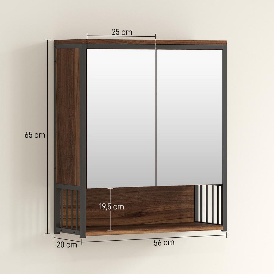 HOMCOM Spiegelschrank  