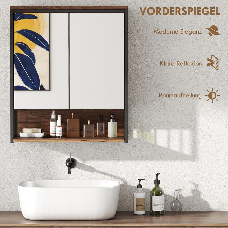 HOMCOM Spiegelschrank  