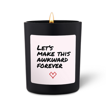 Duftkerze Woody Let's make this awkward forever