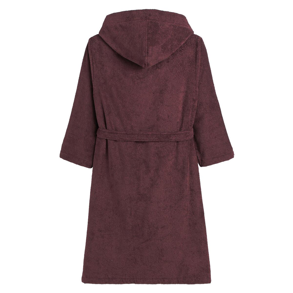 La Redoute Intérieurs  Peignoir capuche coton peigné 400g/m2 