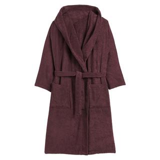 La Redoute Intérieurs  Peignoir capuche coton peigné 400g/m2 