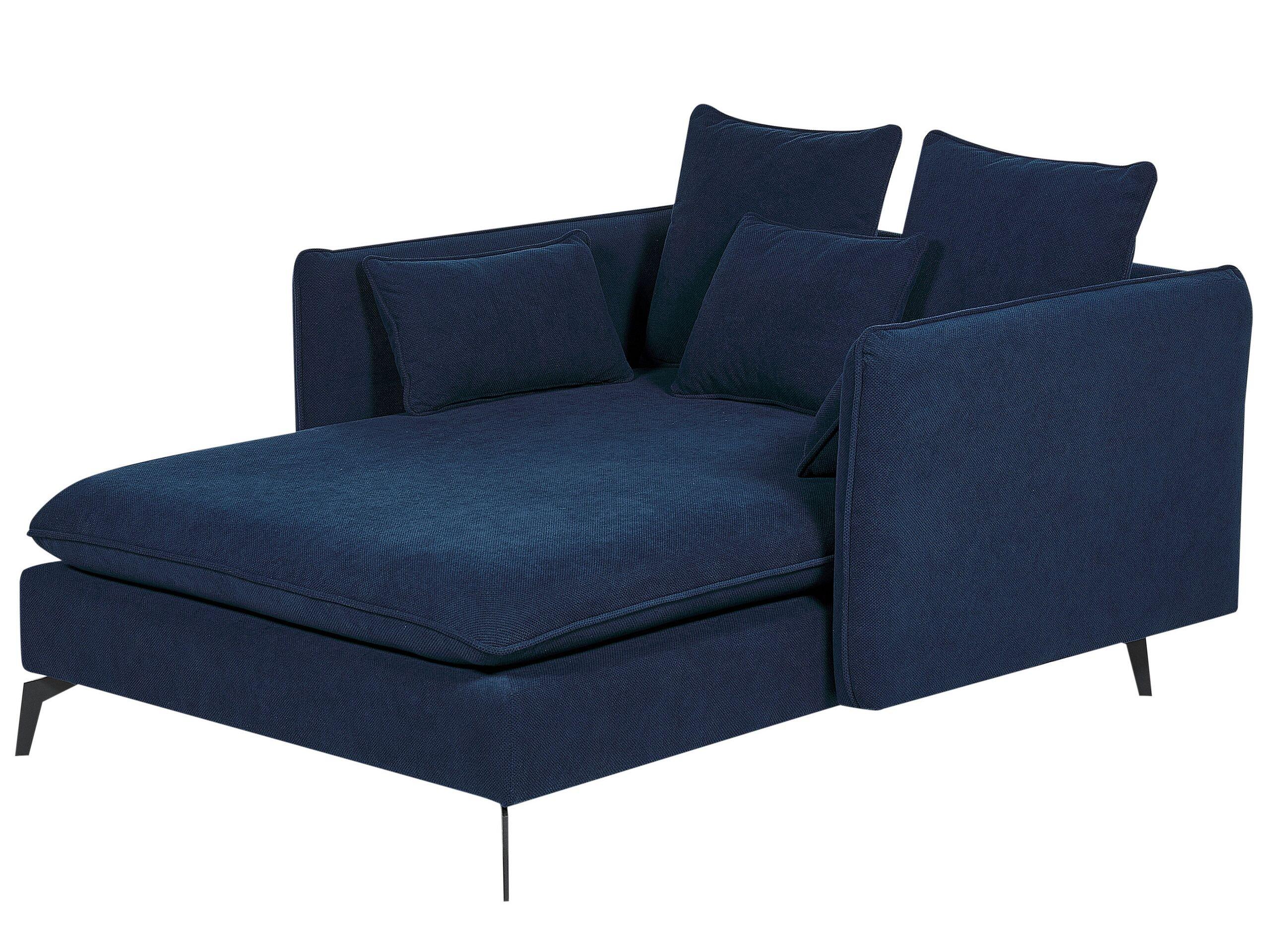 Beliani Chaise longue en Polyester Moderne CHARMES  