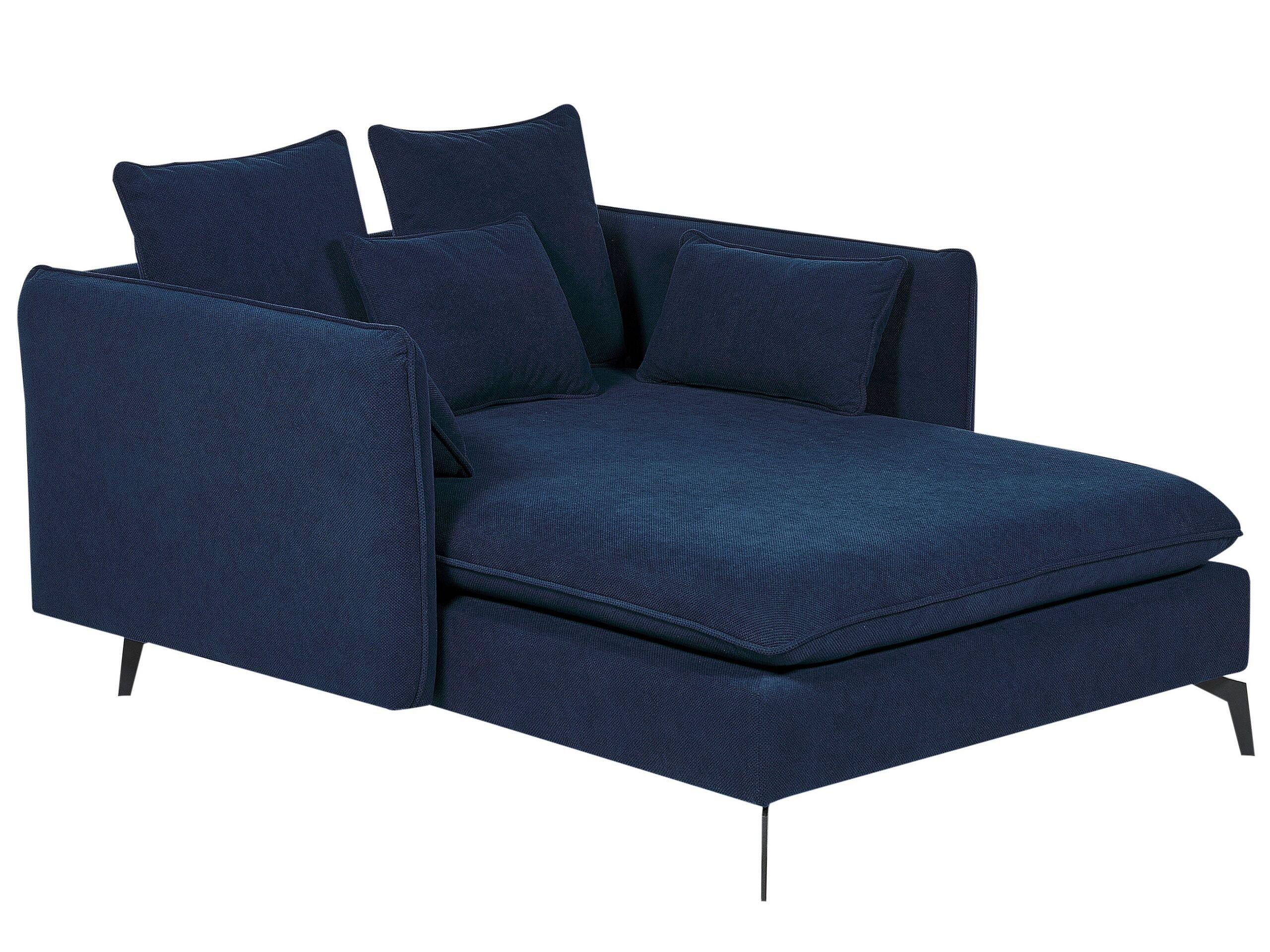 Beliani Chaise longue en Polyester Moderne CHARMES  