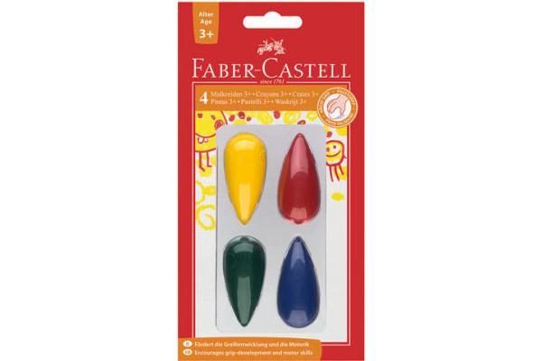 Image of FABER-CASTELL Kreiden Birnen 120405 4 Farben FABER-CASTELL Kreiden Birnen 120405 4 Farben