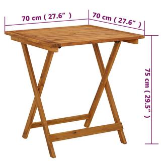 VidaXL Gartentisch holz  