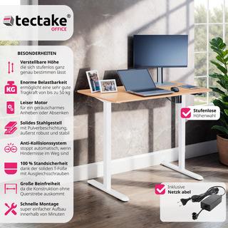 Tectake Scrivania regolabile in altezza elettricamente Skadi  