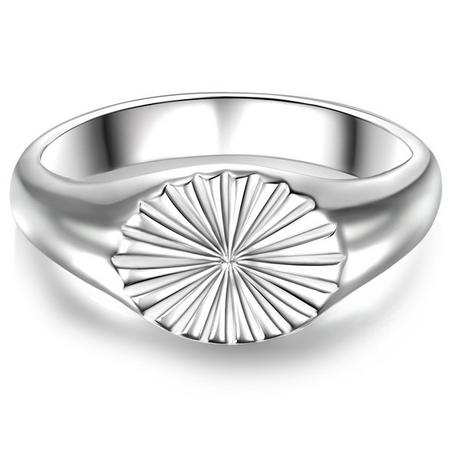 Glanzstücke München  Femme Bague en argent Forme géométrique 