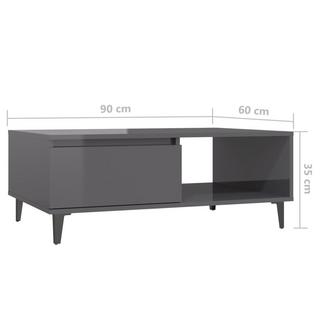 VidaXL Table basse bois d'ingénierie  