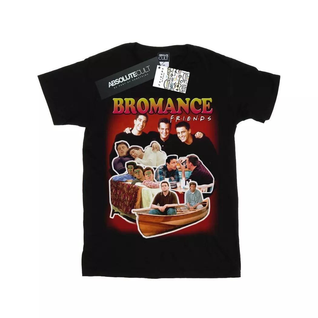 Friends - Bromance TShirt, für Damen, Schwarz, Größe S