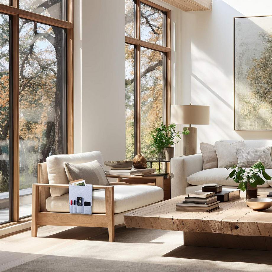 B2X 2er Set Betttaschen mit 5 Fächern  