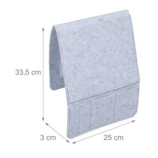 B2X 2er Set Betttaschen mit 5 Fächern  