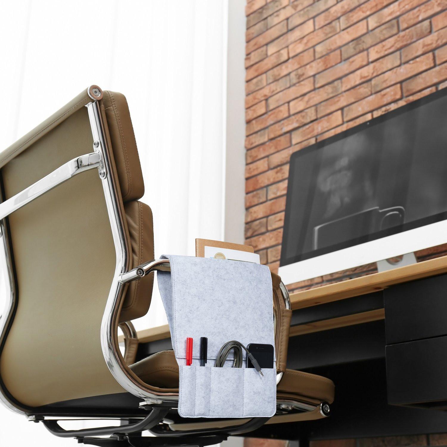 B2X 2er Set Betttaschen mit 5 Fächern  