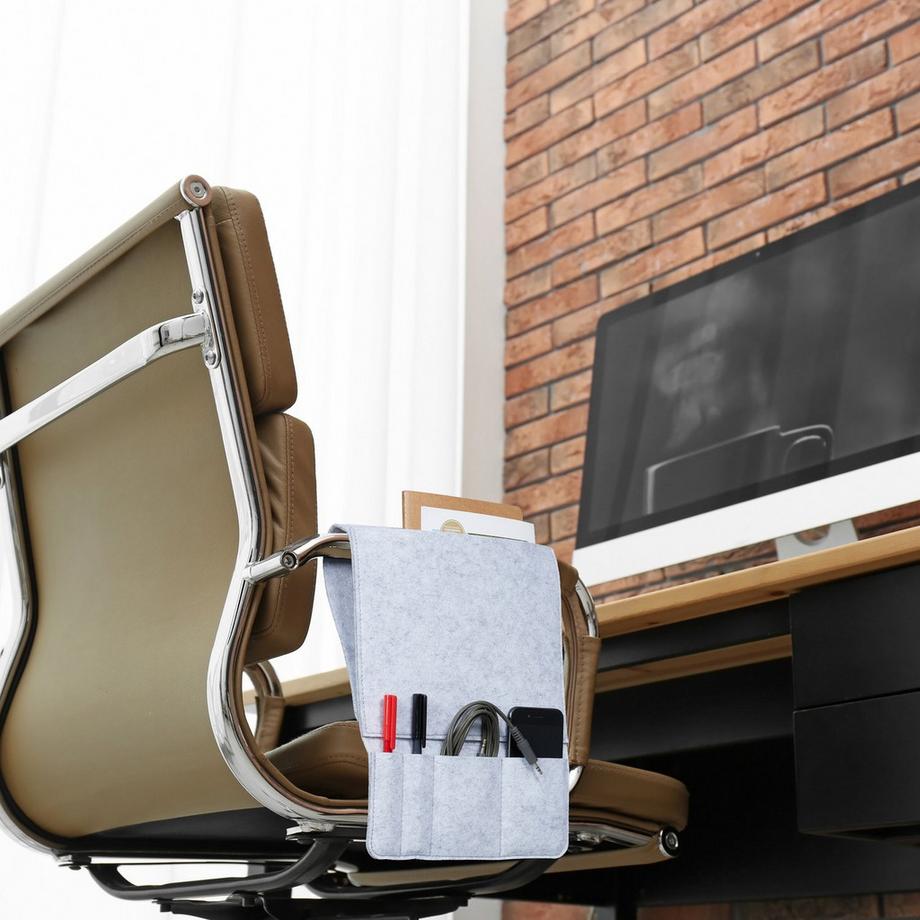 B2X 2er Set Betttaschen mit 5 Fächern  