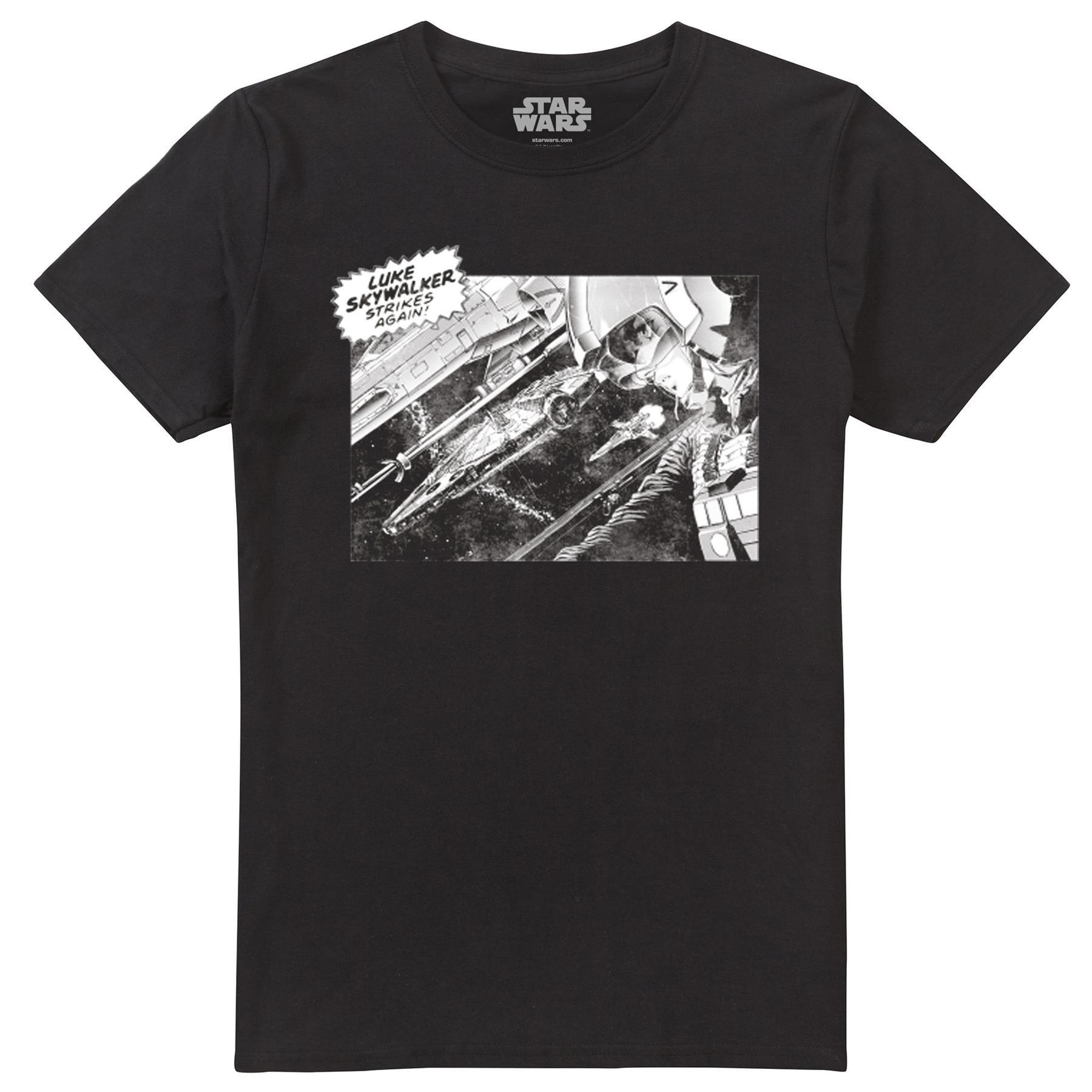 Image of Skywalker Strikes Again Tshirt Herren Schwarz XL