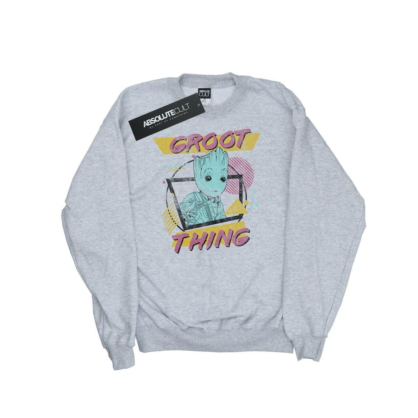 Image of Guardians Of The Galaxy Vol. 2 Groot Thing Sweatshirt Unisex Grau 140/146