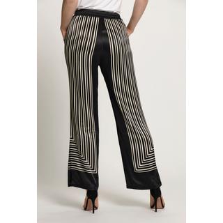 Ulla Popken  Pantalon en satin Rose 