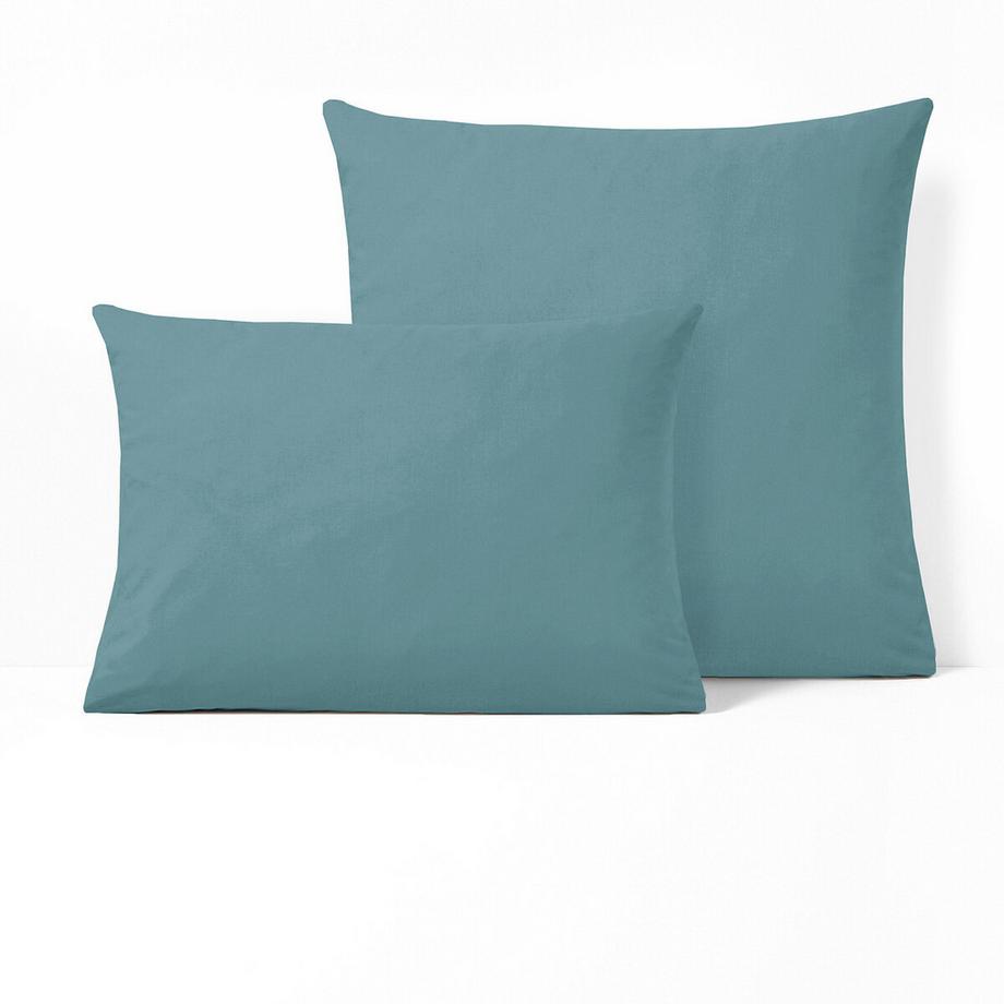 Taie d'oreiller enfant unie coton