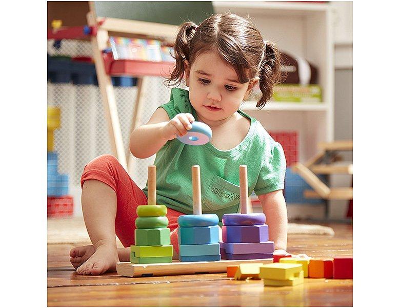 Melissa & Doug  Geometric Stacker 
