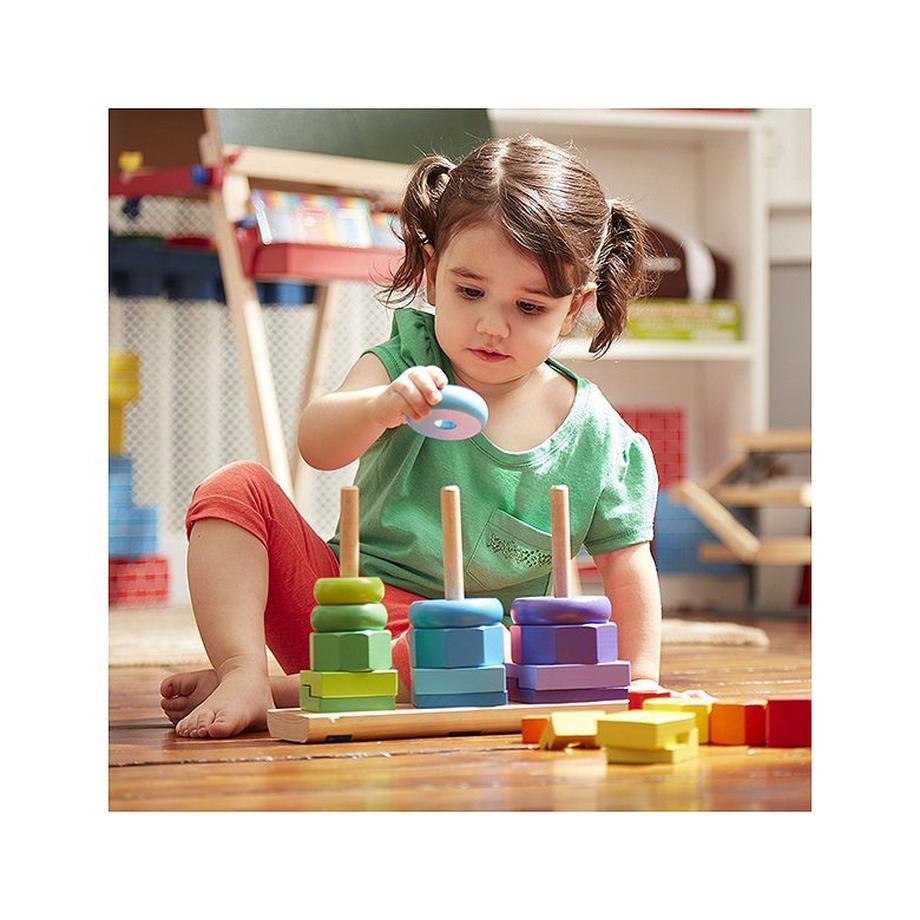 Melissa & Doug  Geometric Stacker 