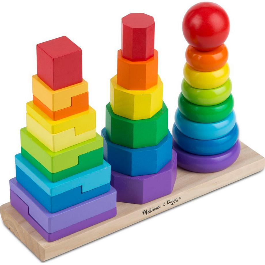 Melissa & Doug  Geometric Stacker 