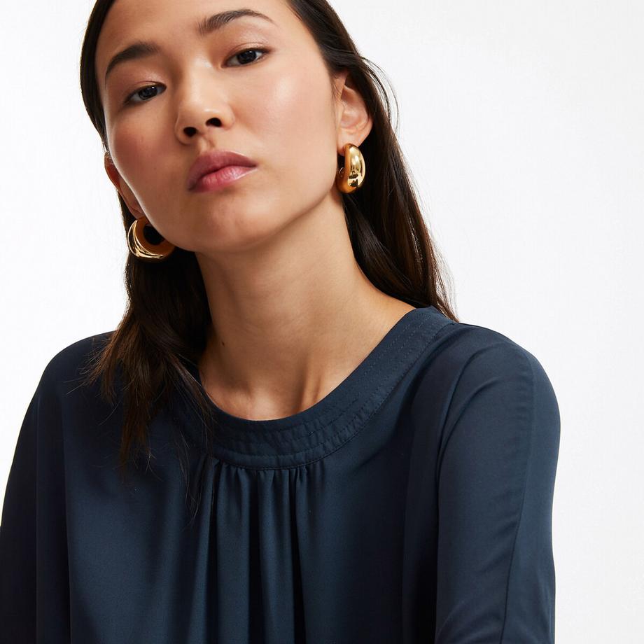 La Redoute Collections Robe longue évasée taille smockée  