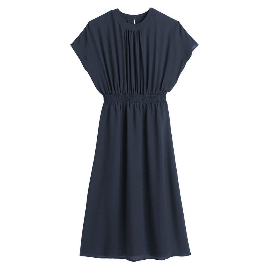 La Redoute Collections Robe longue évasée taille smockée  