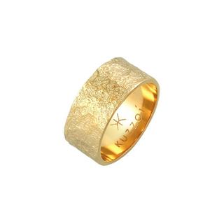 Kuzzoi  Ring  Bandring Organic Struktur 925 Silber 