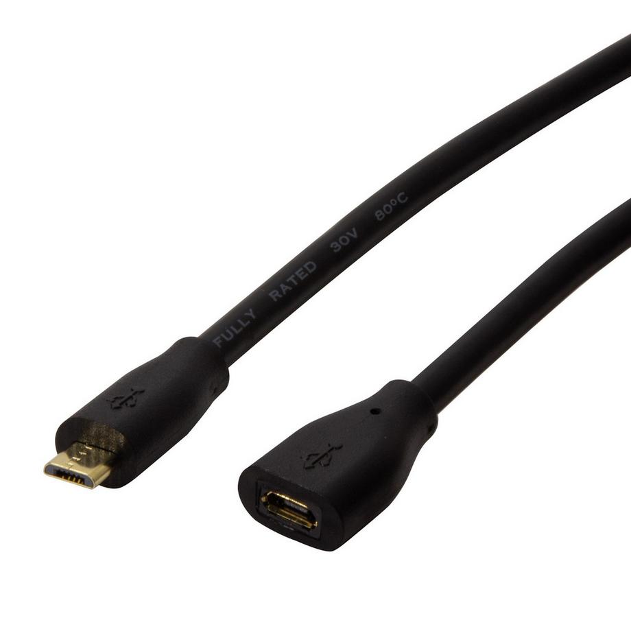 LogiLink  Verlängerungskabel MicroUSB 3m 