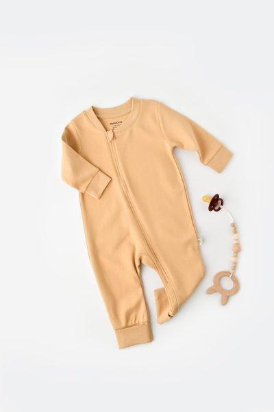 BabyCosy Organic  Strampler mit Reißverschluss, langarm 