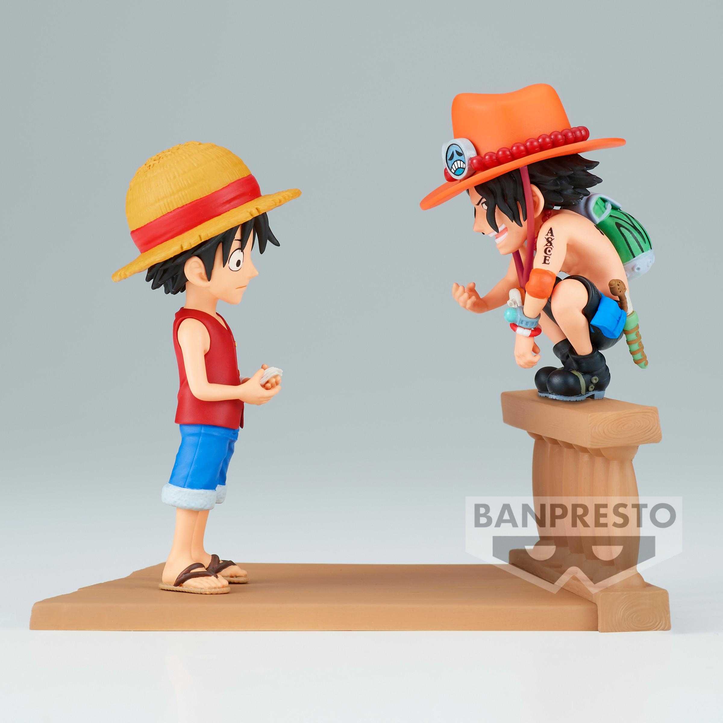 Banpresto  Static Figure - WCF - One Piece - Luffy & Ace 