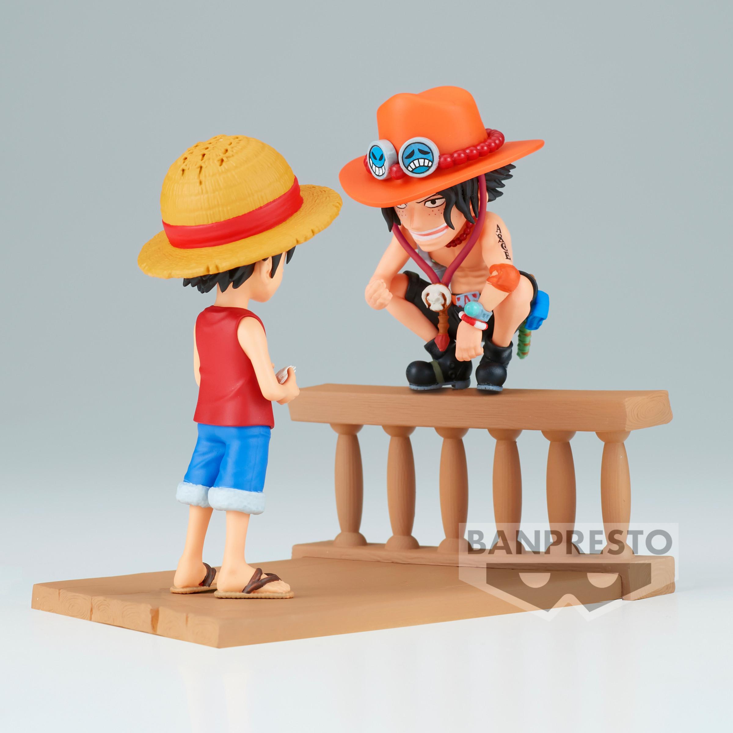 Banpresto  Static Figure - WCF - One Piece - Luffy & Ace 