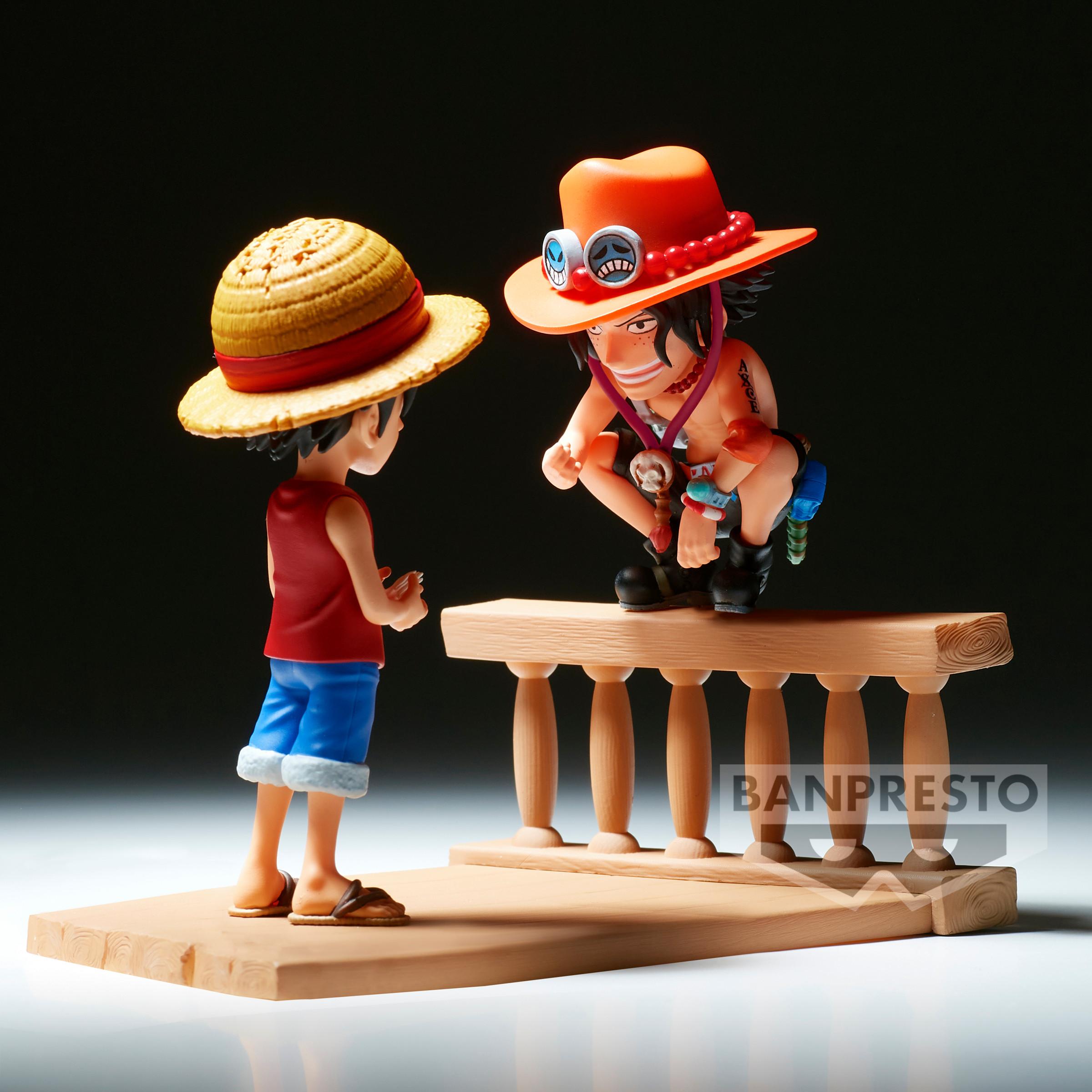 Banpresto  Static Figure - WCF - One Piece - Luffy & Ace 