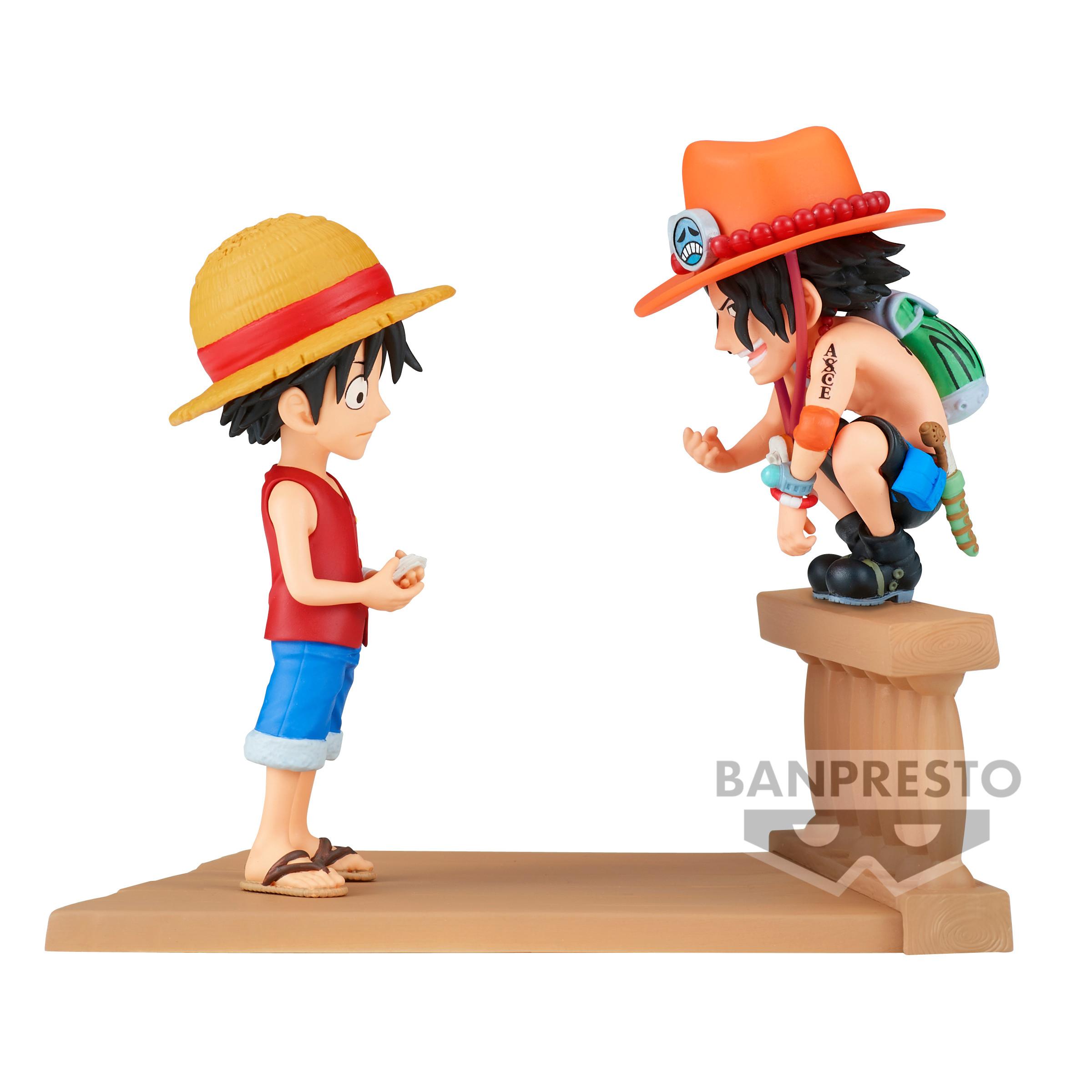 Banpresto  Static Figure - WCF - One Piece - Luffy & Ace 