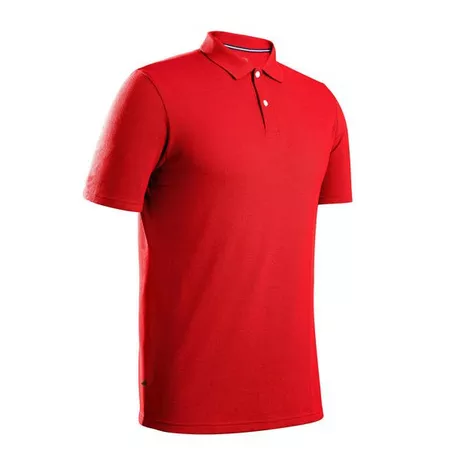 INESIS Polo de golf manches courtes homme MW500 rouge acheter en