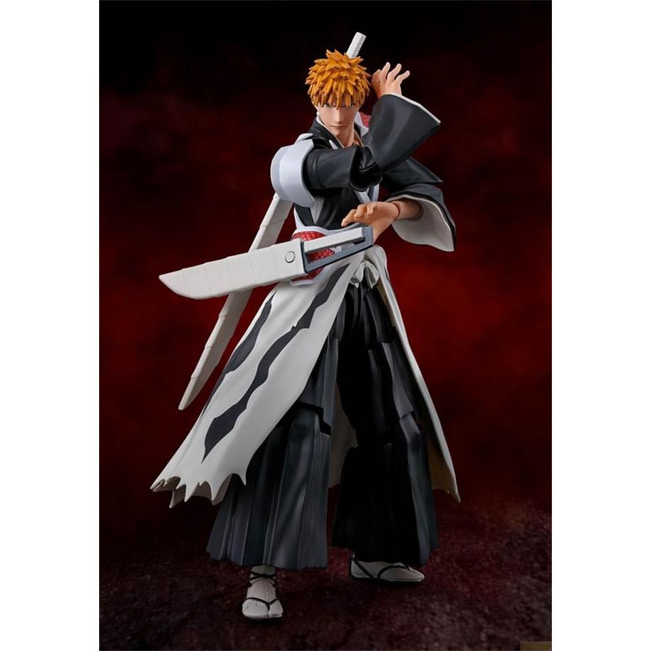 BANDAI TAMASHII NATIONS  AF Bleach TYBW SHF: Ichigo Kurosaki Dual Zangetsu 16cm 