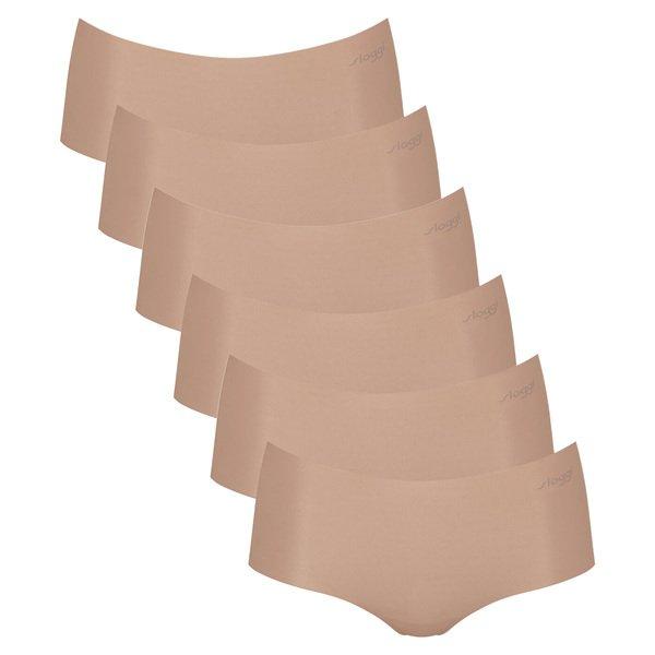 Image of 6er Pack Zero Microfibre 2.0 - Short Slip Damen Nude M